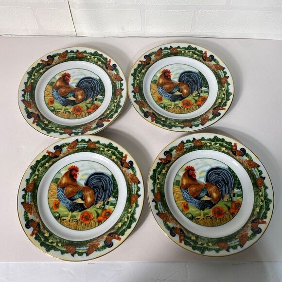 Department 56 Other - Department 56 Rooster Decorative plates set of 4 small